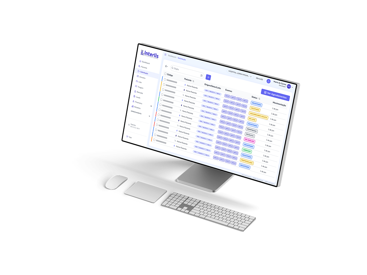 Painel de Controle Interlis